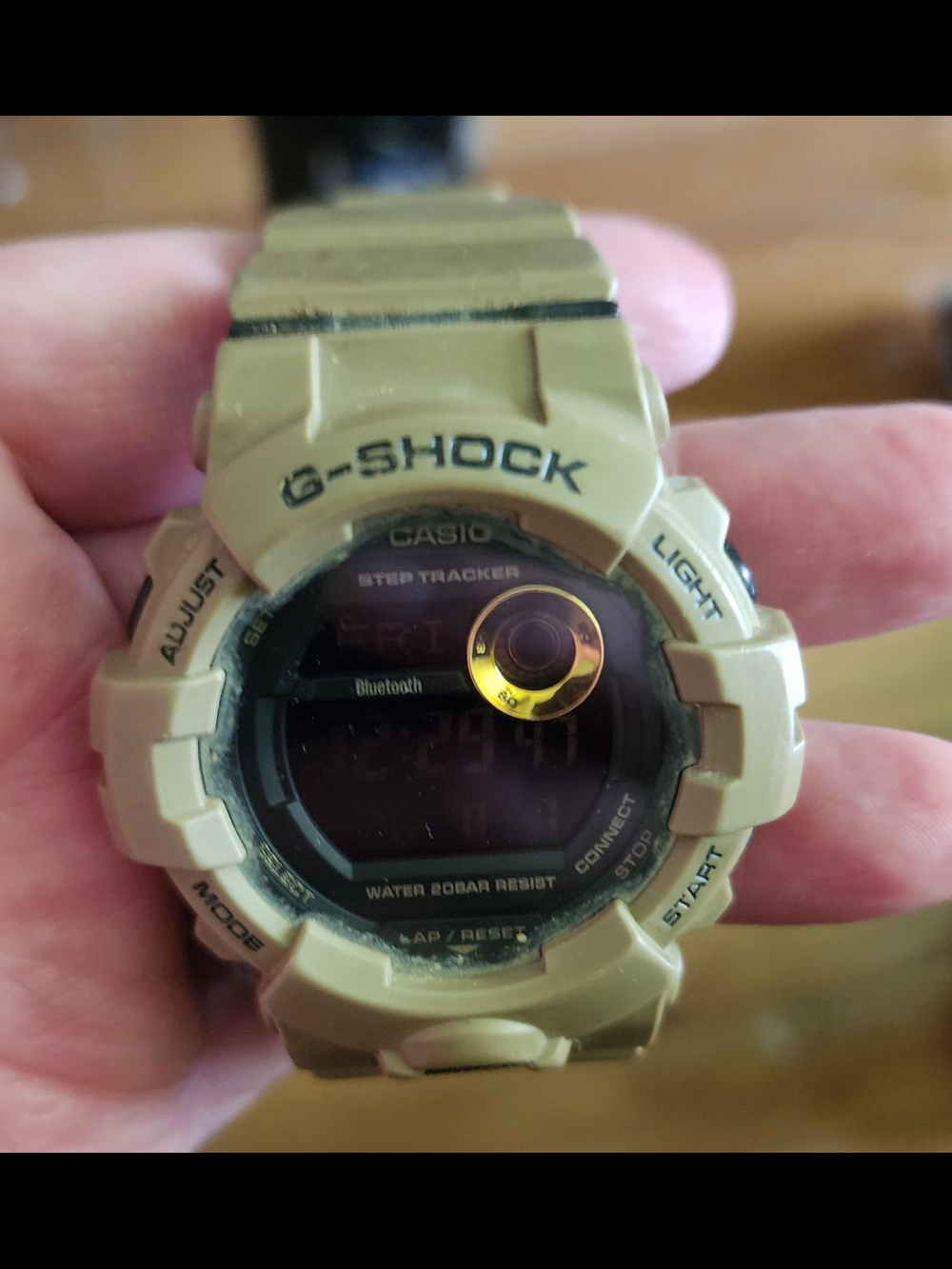 Casio G-Shock Power Trainer (Model: GBD-800UC-5), which is finished in a utility